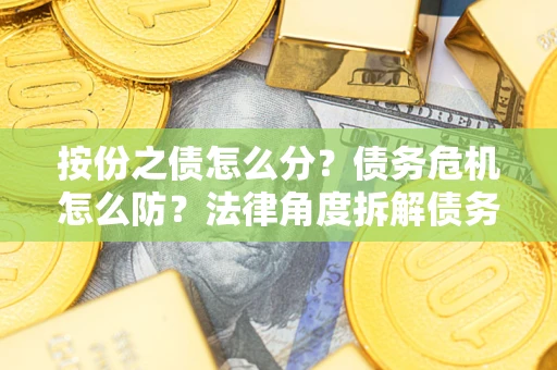 济南按份之债怎么分？债务危机怎么防？法律角度拆解债务分配与风险自保指南