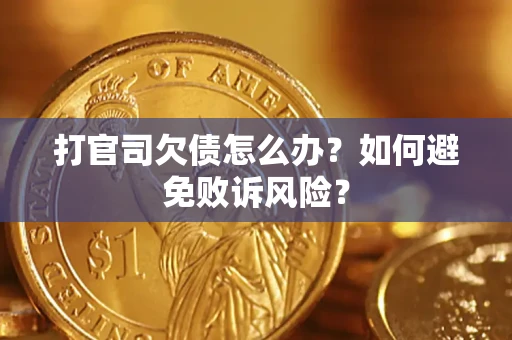 济南打官司欠债怎么办？如何避免败诉风险？