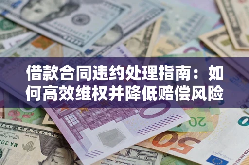 济南借款合同违约处理指南：如何高效维权并降低赔偿风险？