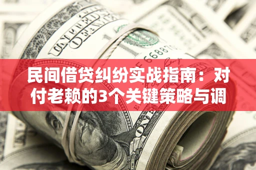 济南民间借贷纠纷实战指南：对付老赖的3个关键策略与调解盲区解析