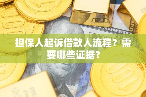 济南担保人起诉借款人流程？需要哪些证据？