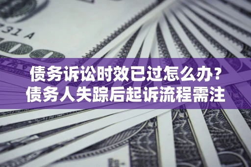 济南债务诉讼时效已过怎么办？债务人失踪后起诉流程需注意什么？