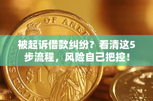 济南被起诉借款纠纷？看清这5步流程，风险自己把控！