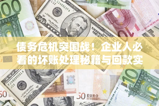 济南债务危机突围战！企业人必看的坏账处理秘籍与回款实战指南